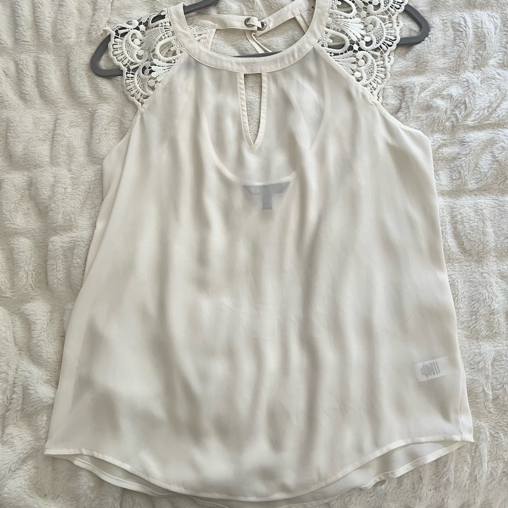 NWOT Express size Small Cream Tank
